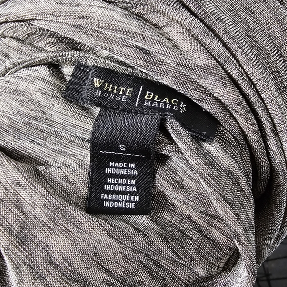 WHBM long sleeve heathered gold tunic top small - Picture 4 of 9